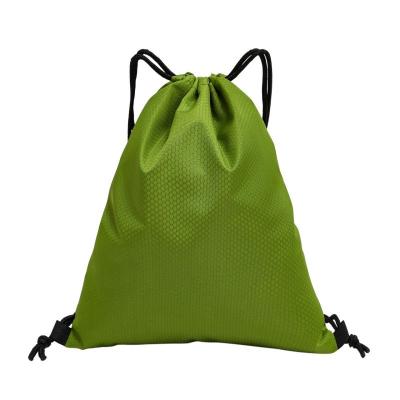 China Hot Selling Eco-friendly Customized Logo Size Polyester Drawstring Backpack Bag Dust Nylon Nylon Pouch Bag for sale