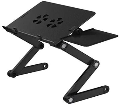 China (Height) Adjustable Laptop Stand For Bed Monitor Foldable Aluminum Stand With Metal Mouse Pad for sale