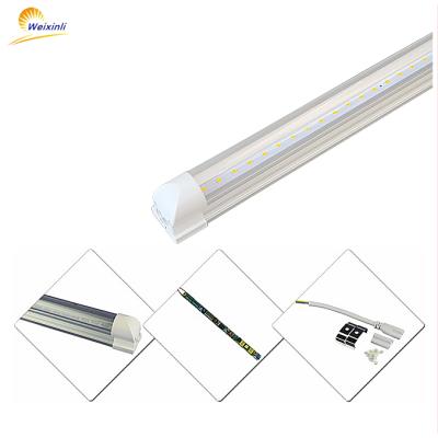 China Seed Starting 4ft T8 T5 Led Aluminum Alloy Led Grow Tubes 48W Led Plant Grow Light Horticulture Light For Greenhouse for sale