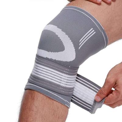 China Breathable Adjustable Moncais Compression Knee Support Sleeves Brace With Strap for sale