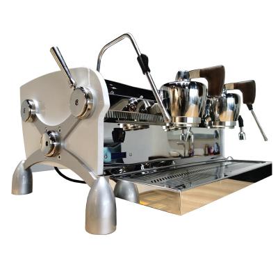 China Pre-Brew System Commercial Semi Automatic Dual Group Coffee Machine Italian Boiler Espresso Machine / PID e61 for sale