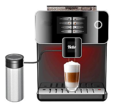 China Commercial Automatic Electric Coffee Machine Touch Screen Machine Full Automatic A10 Espresso Coffee Machine for sale