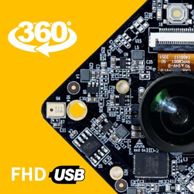 China indoor USB-kameramoduuli | Single lens conference camera module with 360 degree spherical panoramic camera for sale