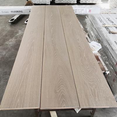 China New Fashion Modern Gray Color French Engineered Hardwood Flooring White Oak for sale