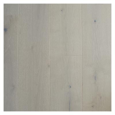 China Modern European White Oak Gray Color 10 Inch Wide Plank Hardwood Flooring for sale