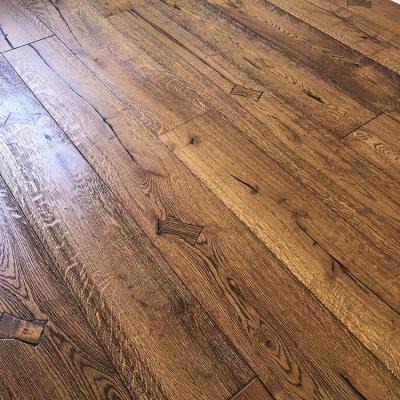 China Oak Rustic European Level Prefinished Parquet Style Plank Wood Flooring for sale