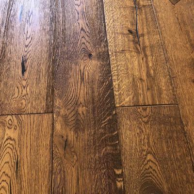 China Long And Wide Plank Asian European White Oak Engineered Wood Flooring 15 Mm for sale