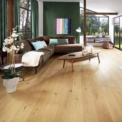 China Modern Super Wide Plank White Oak French Hardwood Engineered Timber Flooring for sale