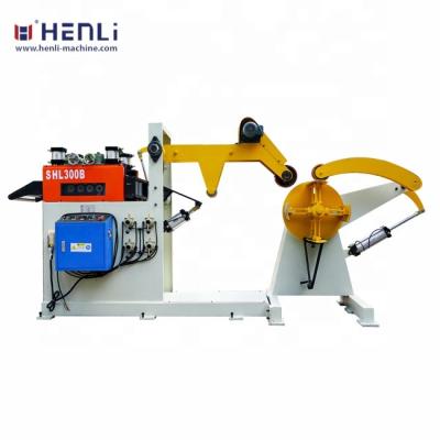 China Factory Manual Steel Coil Decoiler Machine Car Straightening License Plate Making Machine for sale