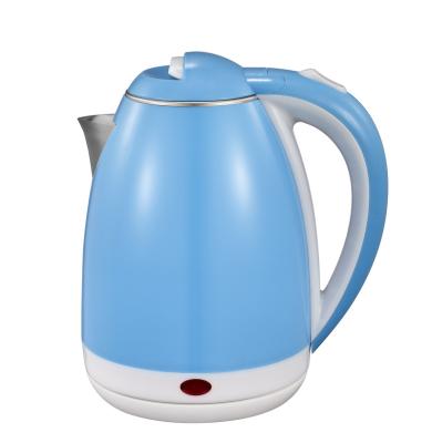 China 360 Degree Home Kitchen Appliances Large Capacity 1.8/2 Liter 220V Low Rotation Boiling Water Electric Kettle With Chrome for sale