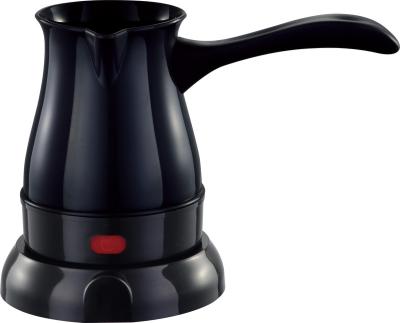 China Food Safe Multi Color Option Handle With Handle 0.5 L Plastic Turkey Coffee Kettle For Home for sale