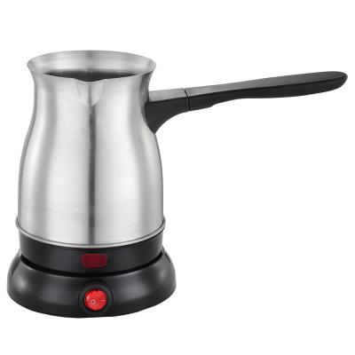 China Food Safe Handle With Handle 0.8L 201/304 Stainless Steel Turkey Coffee Maker Coffee Kettle For Home Office for sale