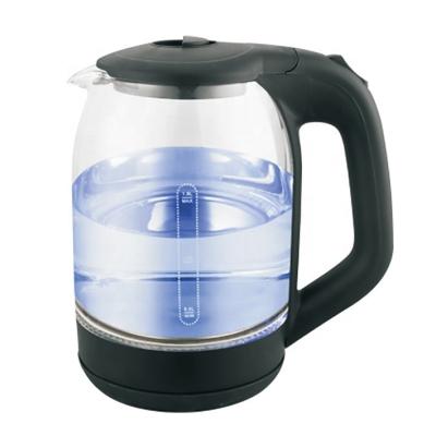 China 1.8 liter pyrex clear glass electric kettle 360 ​​degree rotation base cheaper price with factory supply directly for sale