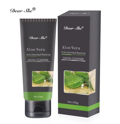 China Fresh Hot Popular Aloe Vera Acne Removing Lighting Product New And Repairing Facial Cleanser For Skin Care Make Your Skin Lighting Fresh for sale