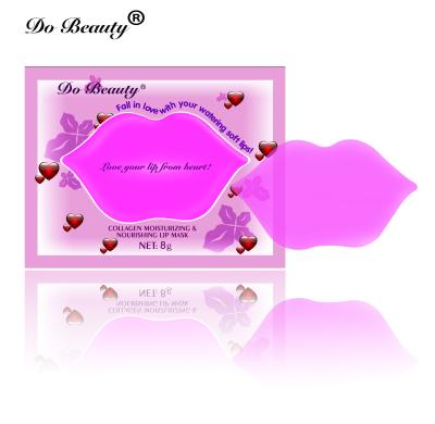 China Hot Popular Products Nourishing Crystal Collagen Moisturizing Private Label And Nourishing Lip Mask Film For Lip Skin Care for sale