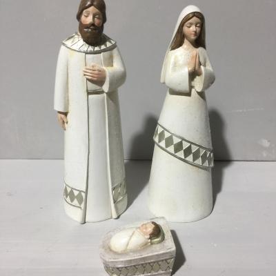 China Europe Resin Christmas Nativity Set Religious Figurines for sale