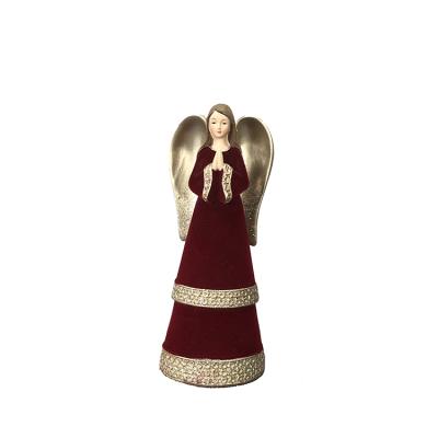 China Europe customized design angel figurines resin statues tabletop polyresin with girl for sale