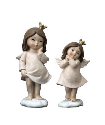 China Europe Lovely Girl Resin Supply Items Modern Home Decoration for sale