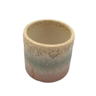 China Modern wholesale high quality durable pot colorful outdoor ceramic flower pot for sale