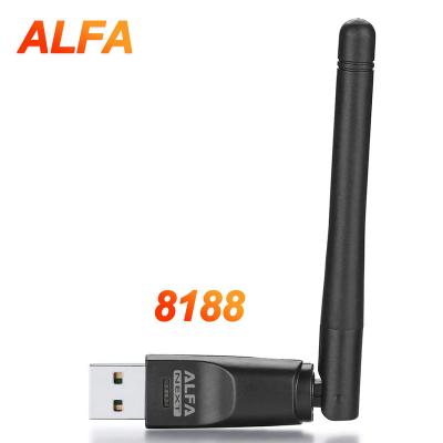 China Desktop 8188 wireless 150Mbps USB2.0 WiFi adapter nextwork card for sale