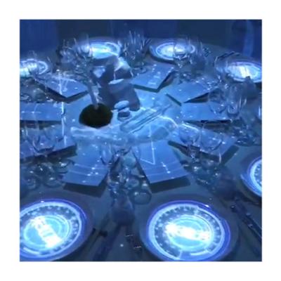 China (Contact Us) Round Indoor/Outdoor Holographic Interactive Dining Table In Fashion Star High End Hotel for sale