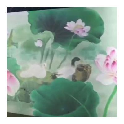 China Lotus style interactive touch screen and edge (contact us) large screen indoor/outdoor immersive projection mixing full wall immersive wall for sale