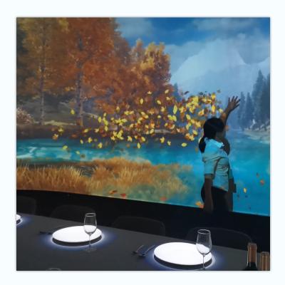 China Immersive Interactive Hot Selling New Technology Holographic Restaurant Game Wall Interactive Wall Projection Game for sale