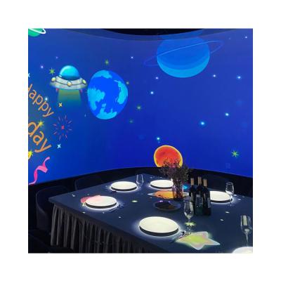 China Indoor Theme Hologram 3D Interactive Wall Projection System and Party Interactive Immersion Holographic Floor Restaurant for sale