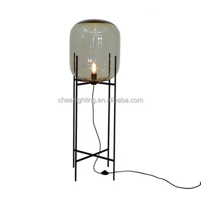 China ODA Modern Multicolor Modern Glass Floor Lamp For Choice Hotel for sale