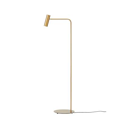 China Dimmable Modern Adjustable Heron Head LED Brass Adjustable Floor Lamp for sale