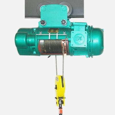 China High Efficiency low noise warehouse explosion proof electric wire rope hoist HB for sale