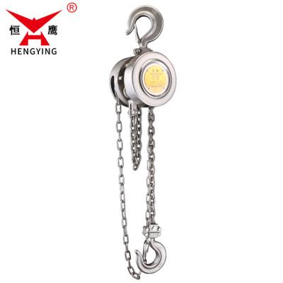 China Hot Selling 3 Meter Stainless Steel 5 Block Lifting Goods 1 Ton Chain Hoist With Low Price for sale