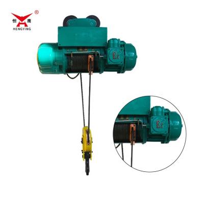 China Factory Price Strong Durable 380V Lifting 440V 3 Phase Single Speed ​​Heavy Type Electric Wire Rope Hoist with 2 Motors for sale