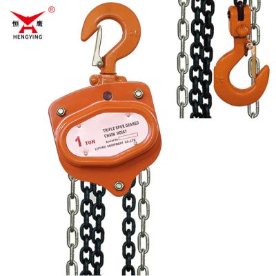 China 2T VC-B Block Chain Manual Chain 2000kgs Industrial Hoist Hoist Lifting Construction Hardware Tools For Handling Puller Cranes for sale