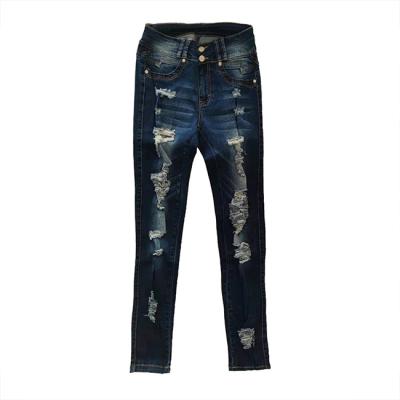 China New model QUICK DRY jeans for lady jeans ladies jeans waisted trousers high stretch for sale