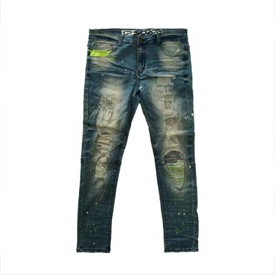 China Fashion Design Professional Men's Stretch Denim Pants Men's Clothing Jean Trousers Stretch Denim Pants Casual Pants for sale