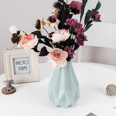 China Simulation Unbreakable Shatterproof Luster Flower Plastic Vases, Modern Flower Vase Container for Wedding Display, Nordic Style Creative Vase for sale