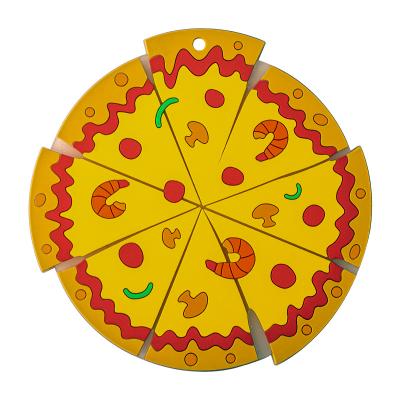 China Durable Creative Heat Resistant Non-slip Pizza Shape Place Mat Pot Bowl Pad Place Mat Coaster Dining Table Insulation Tableware Insulation Mats for sale