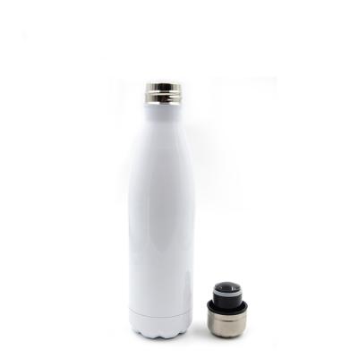 China Sustainable Double Wall Vacuum Stainless Steel Cola Free Shape Sport Bottle BPA Drinking Water Bottle for sale