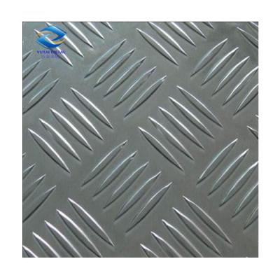 China Food Packaging 3003 Aluminum Checkered Plate 3005 Embossed Aluminum Sheet for sale