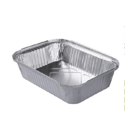 China Disposable Food Factory 8011 Alloy 250ML Aluminum Foil Container Food Use Aluminum Foil Container for sale