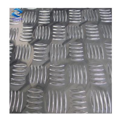 China 1100 H14 H18 Automotive Industrial Aluminum Checkered Plate Embossed Aluminum Sheet for sale