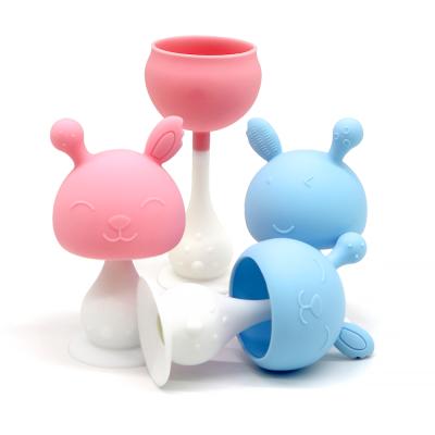 China Baby Teether Silicone Toys Soft Organic Baby Rattle Grasping Teething Toy For Toddlers Natural Toys for sale