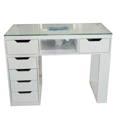 China Durable Modern Classic Professional Nail Art Table Manicure Table Nail Art Table For USA Market for sale