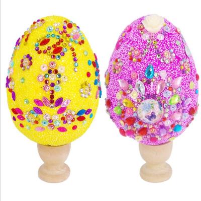 China Creative Europe and America kindergarten easter egg ball diy handmade egg ball snow mud egg children's creative material package decoration for sale