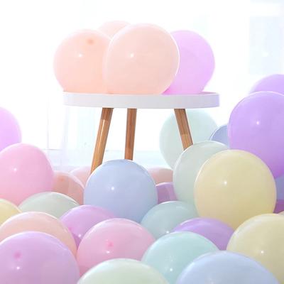 China Wholesale 100pcs Latex Balloon Party Decoration Macaron Birthday Balloons Party Decorations Wedding Party Balloons for sale