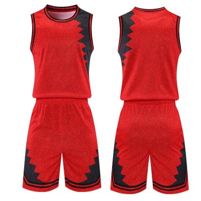 China Wholesale Breathable Customs Officers Training Sports Basketball Tank Top Set Basketball Uniforms For Men And Women for sale