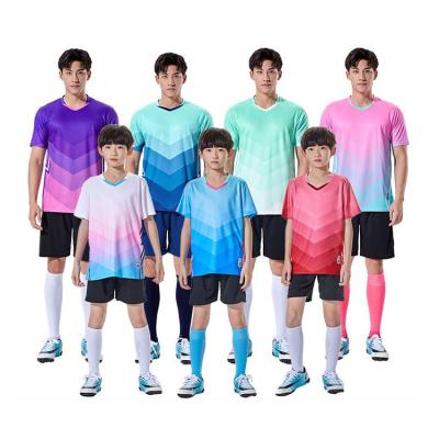 China Sets Wholesale Custom Sublimation Printing Football Uniforms Soccer Jersey Quick Dry Sports Suit for sale