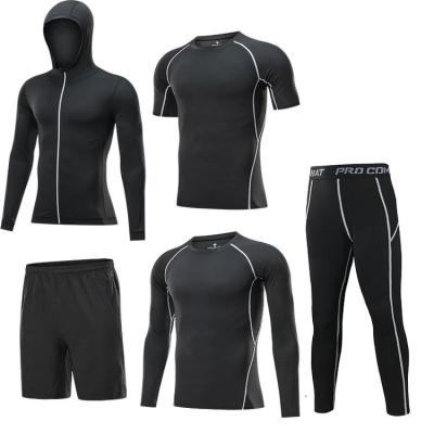 China Breathable Men's Tight Suit Sports Casual Fitness Training Outdoor Running Clothes Quick Dry for sale