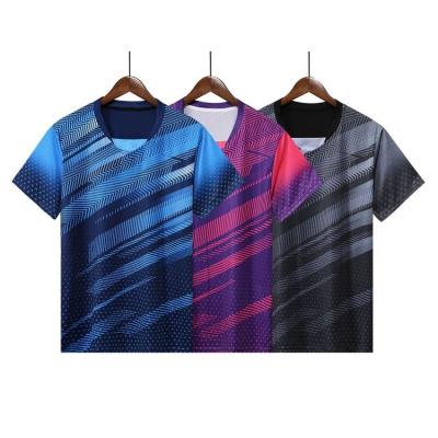 China Custom Kid Sublimation Tennis Team Uniform Set Badminton Tank Tops Men Women Kids Volleyball Shirt for sale